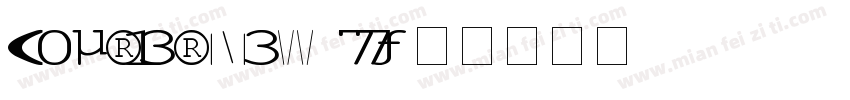courier new ttf字体转换